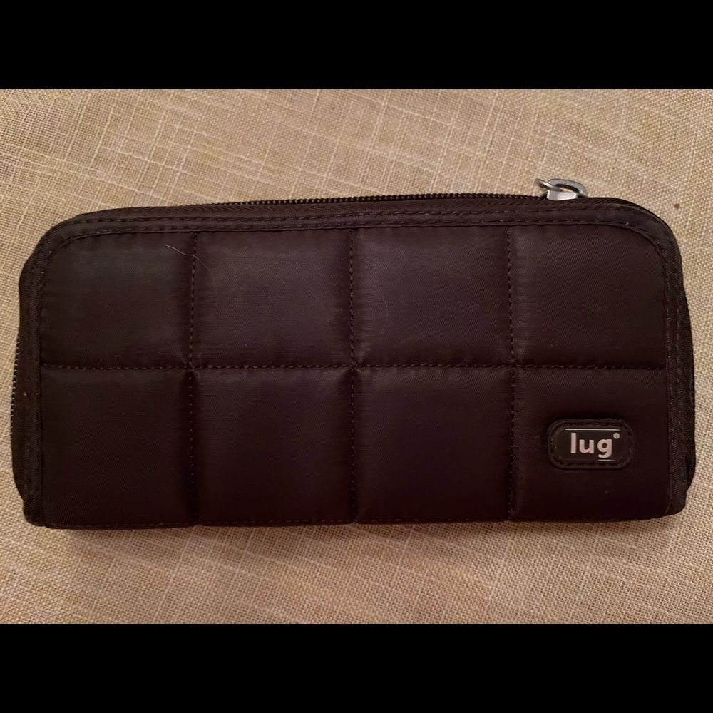 Lug Quilted Brown Wallet